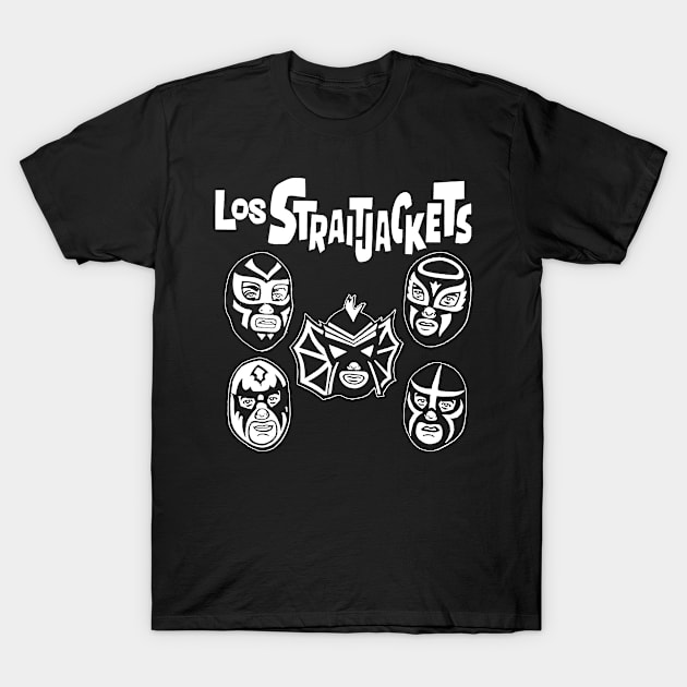 Los Straitjackets T-Shirt by CosmicAngerDesign